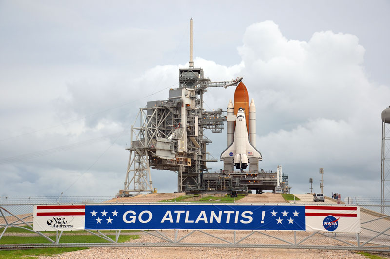 Atlantis revealed for final space shuttle flight