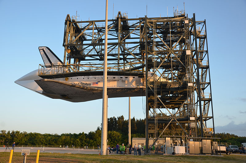 Space shuttle Discovery mated to jumbo jet for ride to Smithsonian