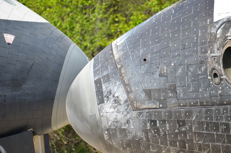 Final wheels stop: Space shuttle Discovery enters the Smithsonian