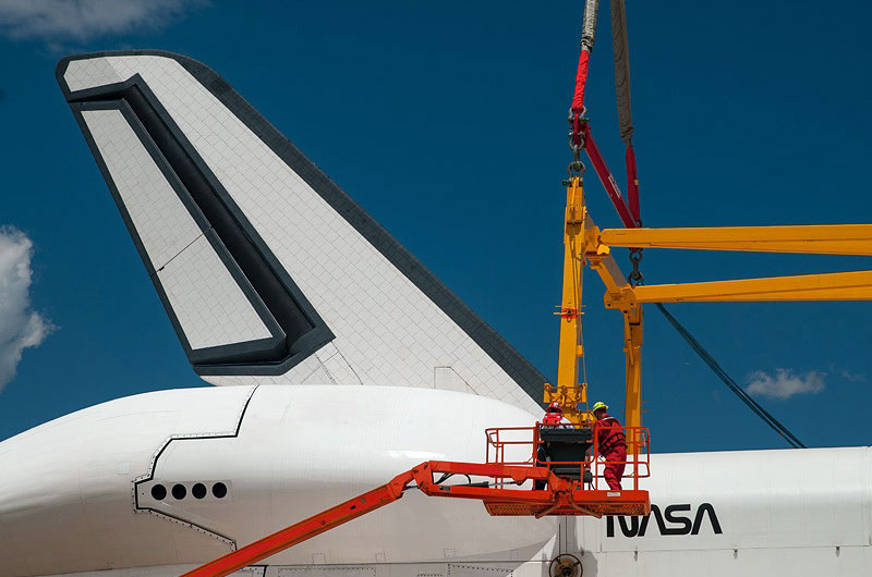 Space shuttle at sea: Enterprise sails for NYC's Intrepid, via New Jersey