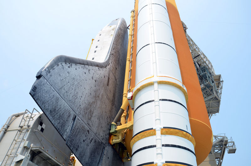 On the pad with NASA's last space shuttle to launch