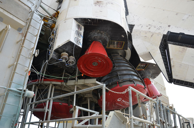 On the pad with NASA's last space shuttle to launch