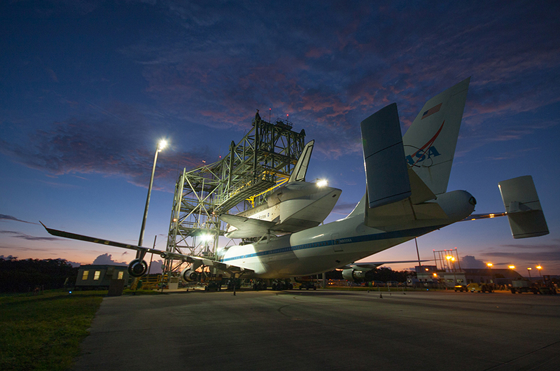 Space shuttle Endeavour set for final ferry flight to Calif., if weather allows