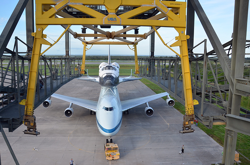 Space shuttle Endeavour set for final ferry flight to Calif., if weather allows