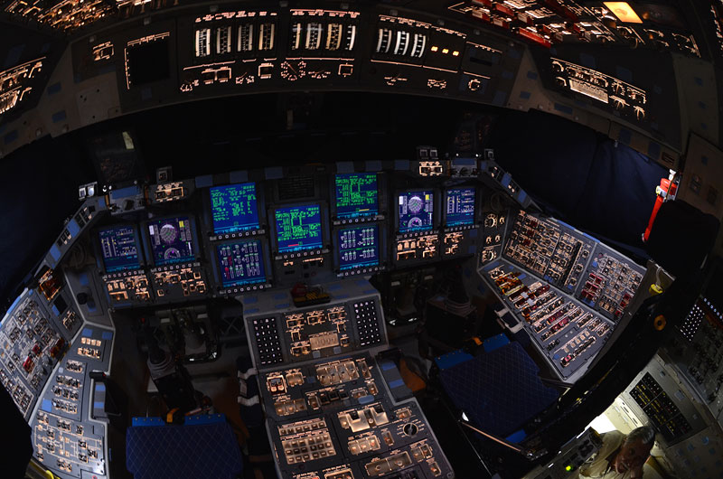 Rare, last look inside space shuttle Atlantis