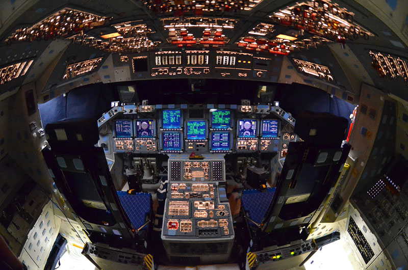 Rare, last look inside space shuttle Atlantis