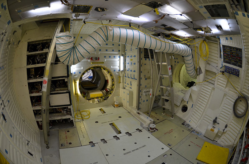 Rare, last look inside space shuttle Atlantis