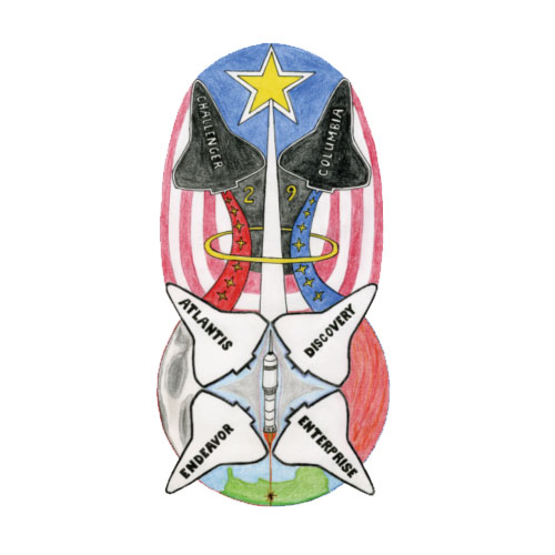 Space Shuttle Commemorative Patch Entry