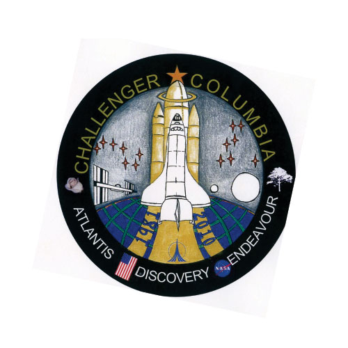 Space Shuttle Commemorative Patch Entry